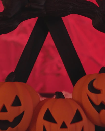 Ghirlanda Halloween con Gatti e Zucche